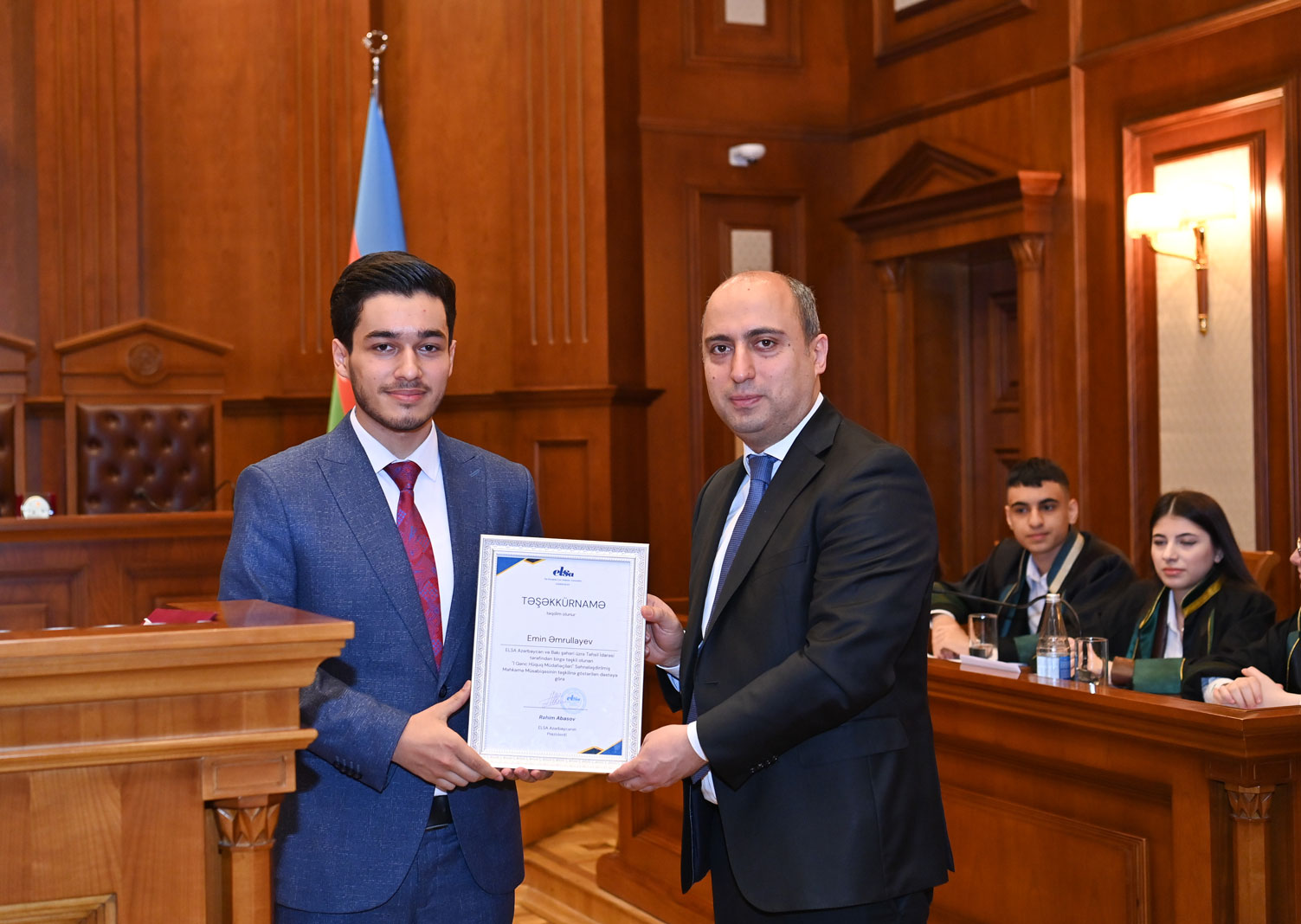 Səhnələşdirilmiş məhkəmə müsabiqəsinin qalibi bəlli olub