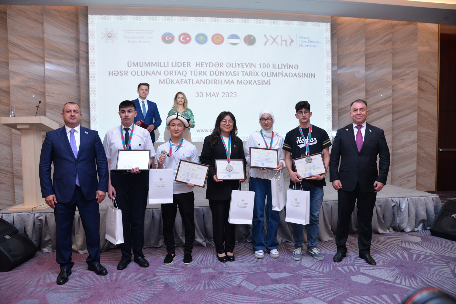 Ortaq Türk Dünyası Olimpiadası qaliblərinin mükafatlandırılma mərasimi