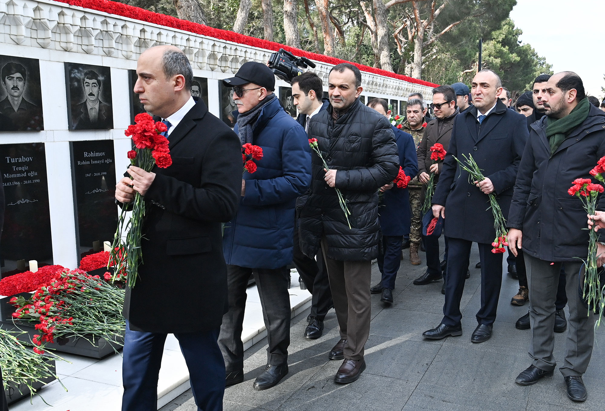 Şəhidlər xiyabanı ziyarət edilib