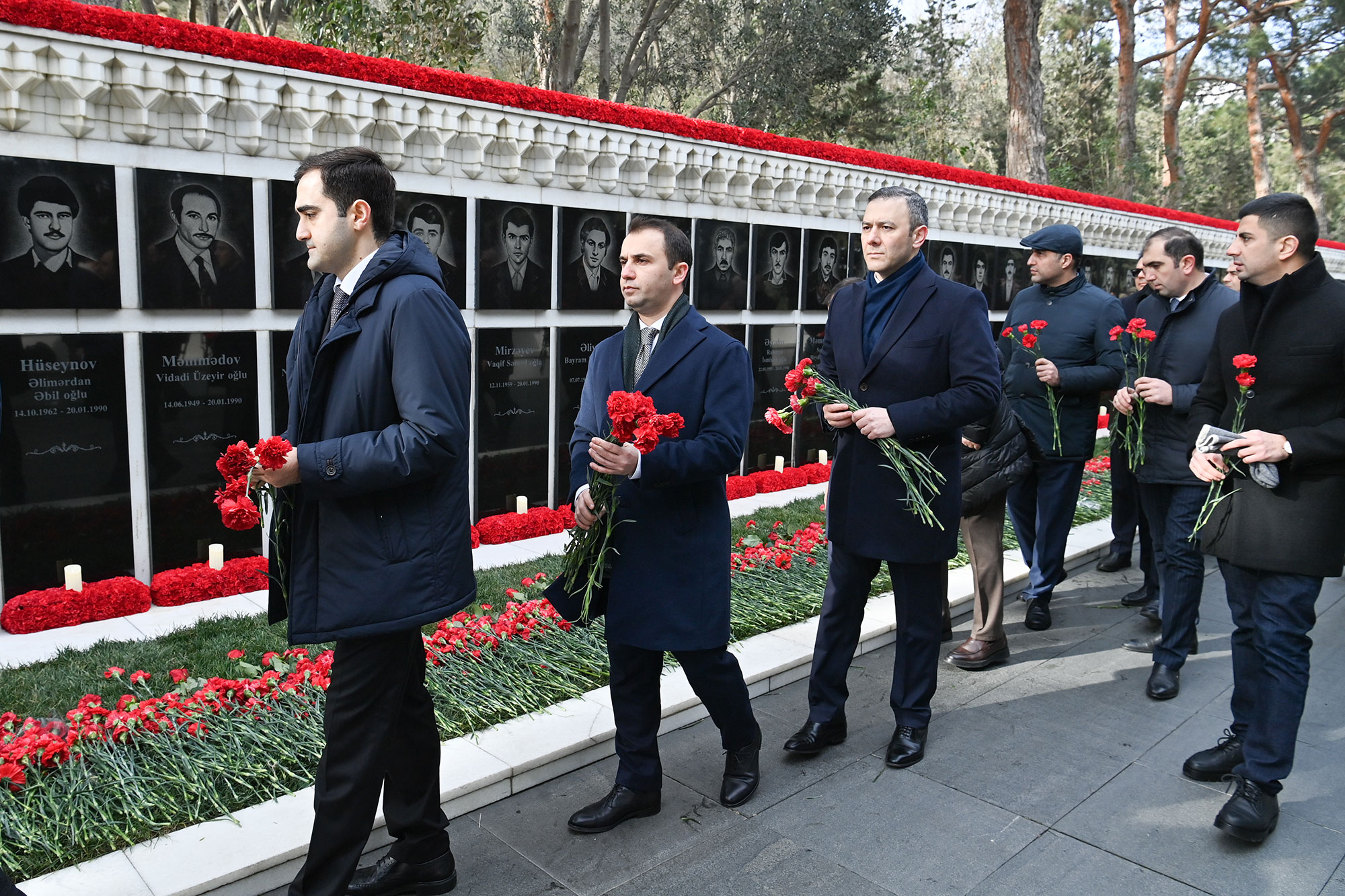 Şəhidlər xiyabanı ziyarət edilib