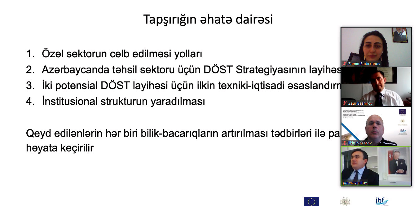 Alternativ maliyyə resurslarının təhsil sahəsinə gətirilməsi istiqamətində görüş