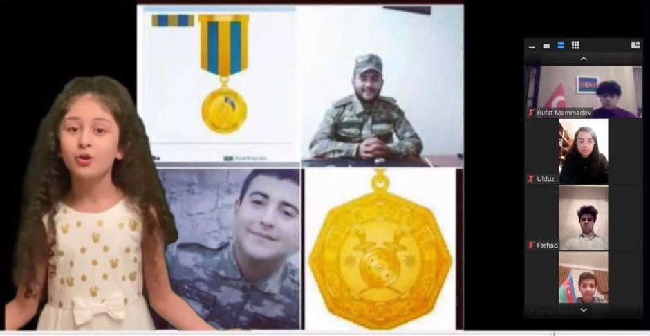 Məktəbdənkənar təhsil müəssisələrində müharibə iştirakçıları ilə görüşlər davam edir