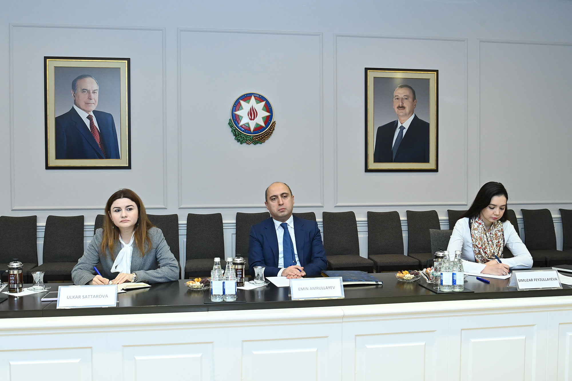 Elm və təhsil naziri Səudiyyə Ərəbistanının ölkəmizdəki fövqəladə və səlahiyyətli səfiri ilə görüşüb