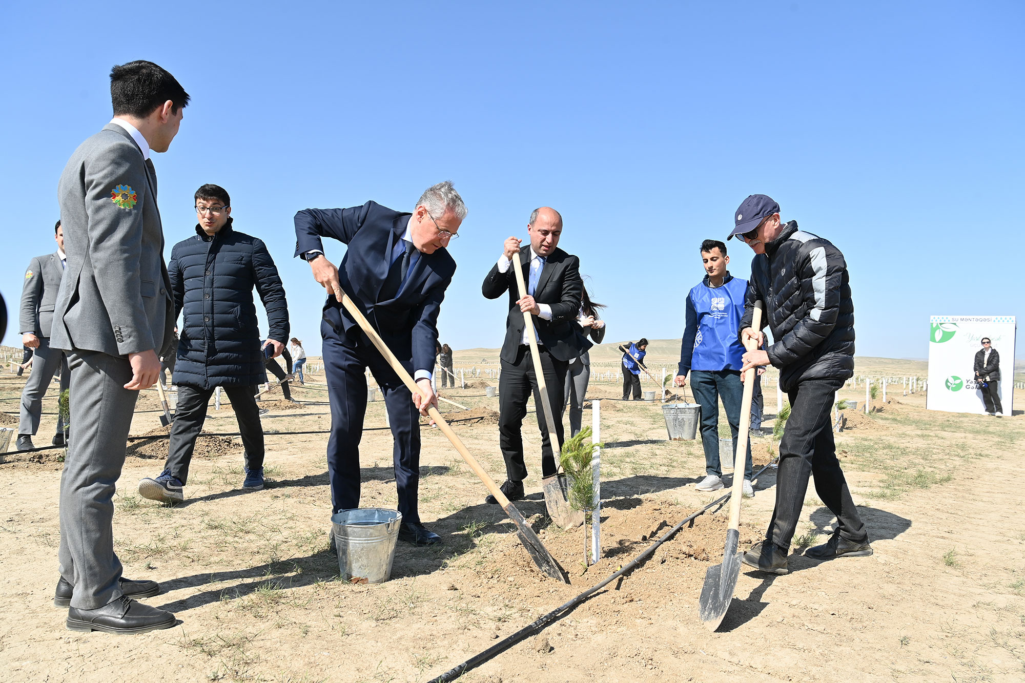 Heydər Əliyevin 100 illik yubileyi ilə əlaqədar ağacəkmə kampaniyası davam edir