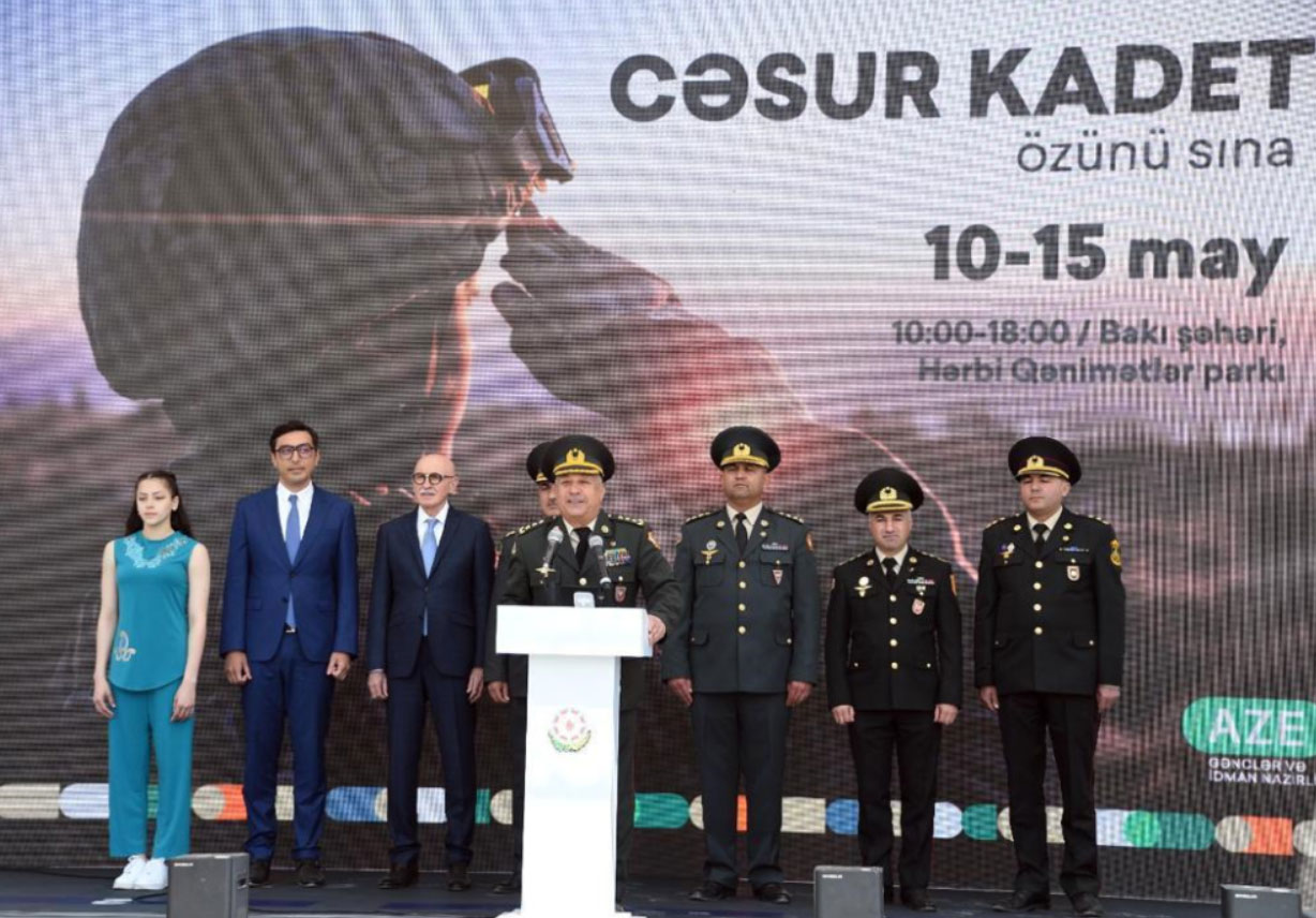 “Şahin” hərbi-idman oyunlarının final yarışı keçirilib