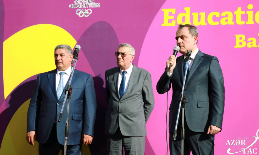 Atletlər kəndində “Olimpiya mədəniyyəti və təhsil proqramı” pavilyonunun açılışı olub