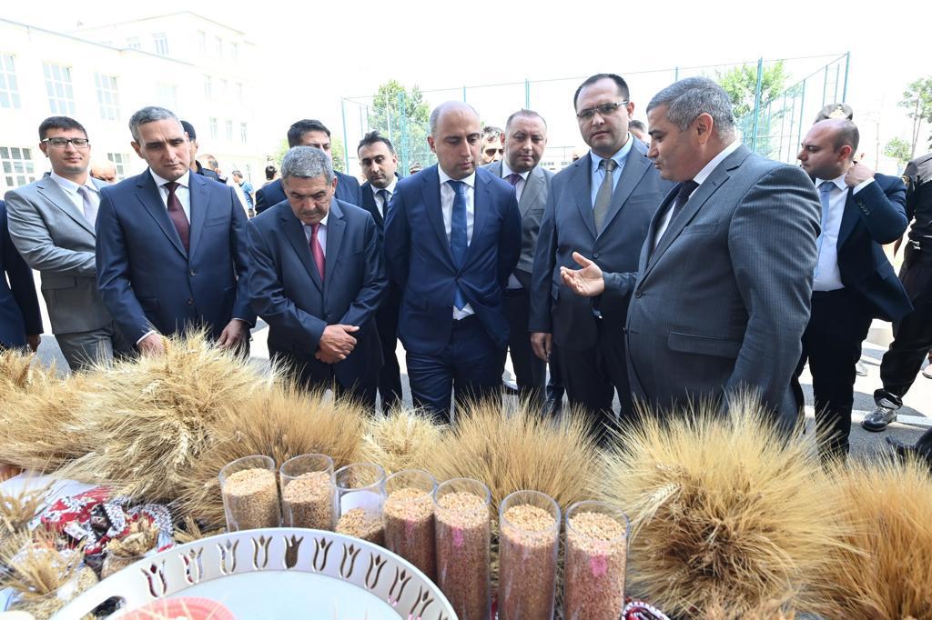 Elm və təhsil naziri Bərdədə Aqrar İnnovasiya Festivalında iştirak edib