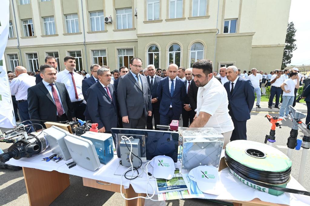 Elm və təhsil naziri Bərdədə Aqrar İnnovasiya Festivalında iştirak edib