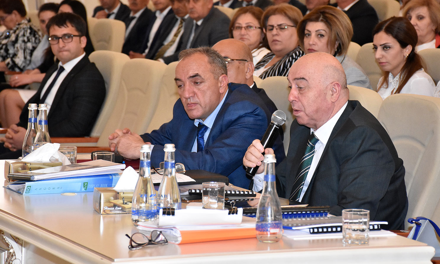 Sumqayıt, Abşeron, Siyəzən və Xızı təhsil işçiləri ilə görüş