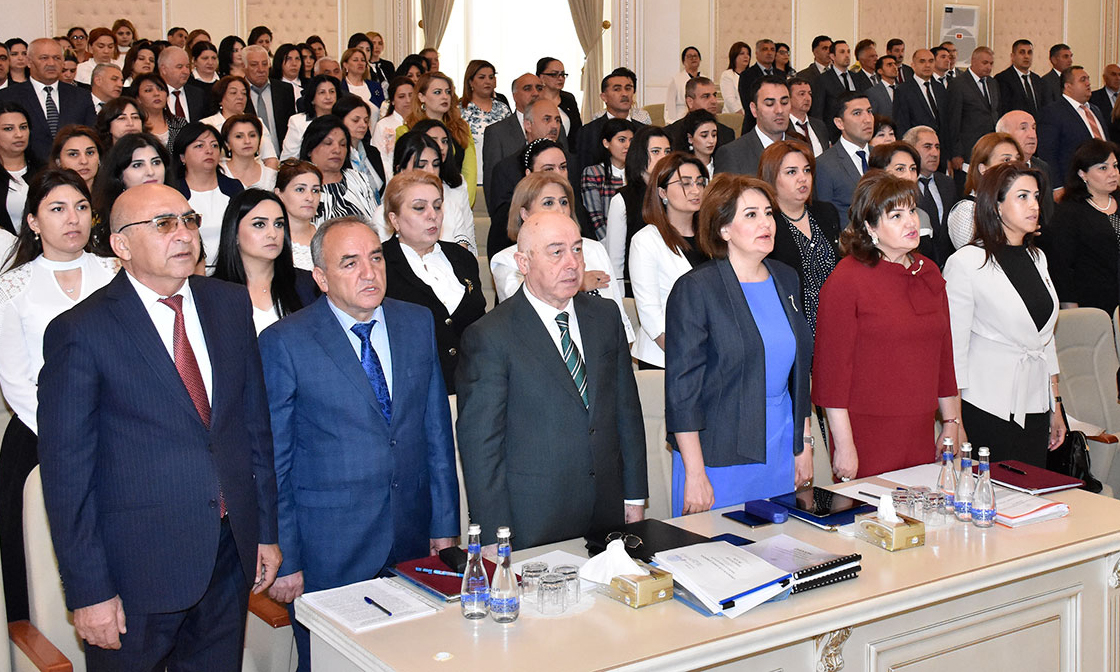 Sumqayıt, Abşeron, Siyəzən və Xızı təhsil işçiləri ilə görüş
