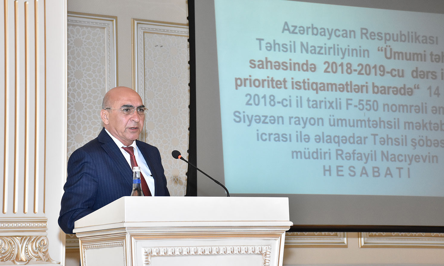 Sumqayıt, Abşeron, Siyəzən və Xızı təhsil işçiləri ilə görüş