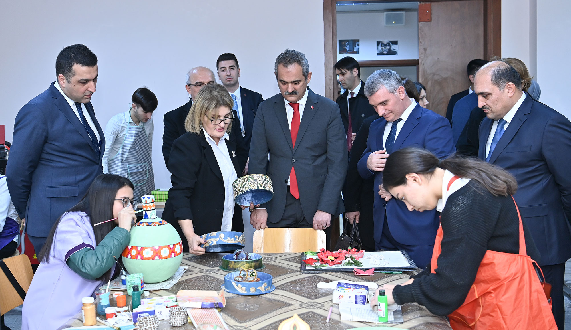 Türkiyənin milli təhsil naziri peşə mərkəzində