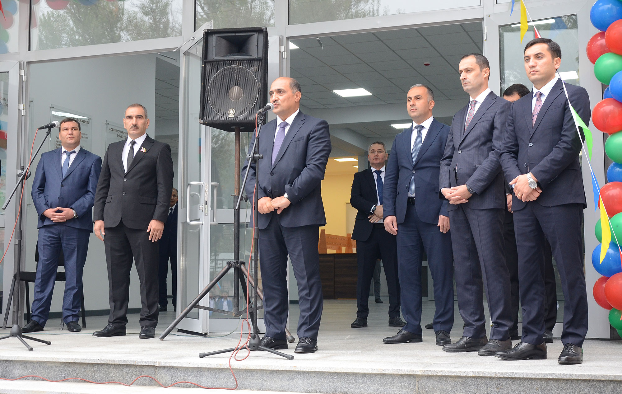 Şəkidə 7 nömrəli məktəbin yeni binasının açılışı olub