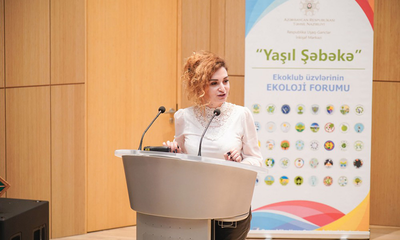 Gənc ekoloji liderlərin IV Ekoloji Forumu keçirilib