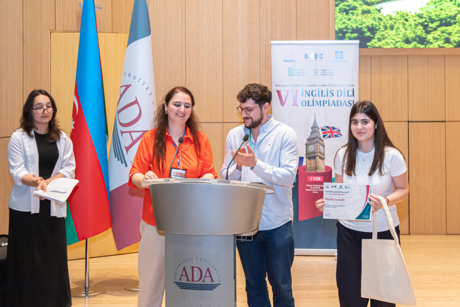 ADA Universitetində VI İngilis Dili Olimpiadasının qalibləri müəyyənləşib