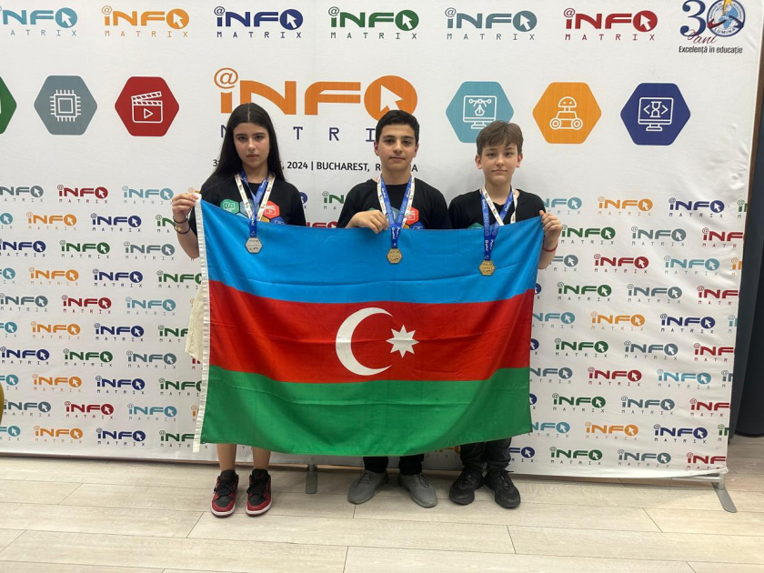 Azərbaycan məktəbliləri Rumıniyada keçirilən olimpiadada uğurla çıxış ediblər
