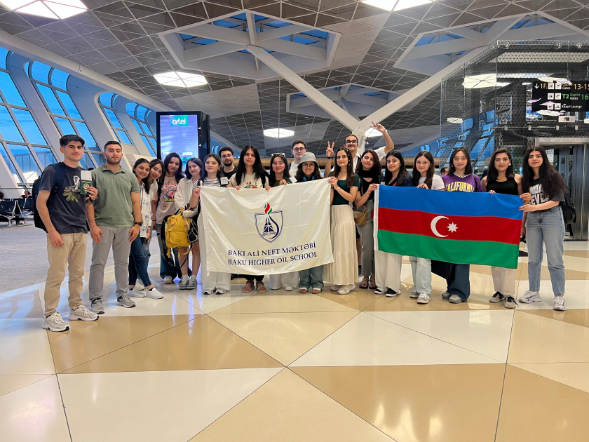 Bakı Ali Neft Məktəbinin tələbələri Çində olublar