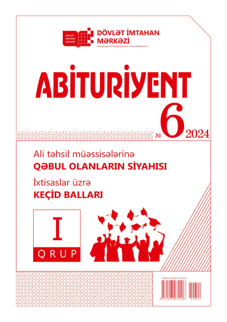 Dövlət İmtahan Mərkəzi “Abituriyent” jurnalının 6-cı nömrəsini nəşr edib