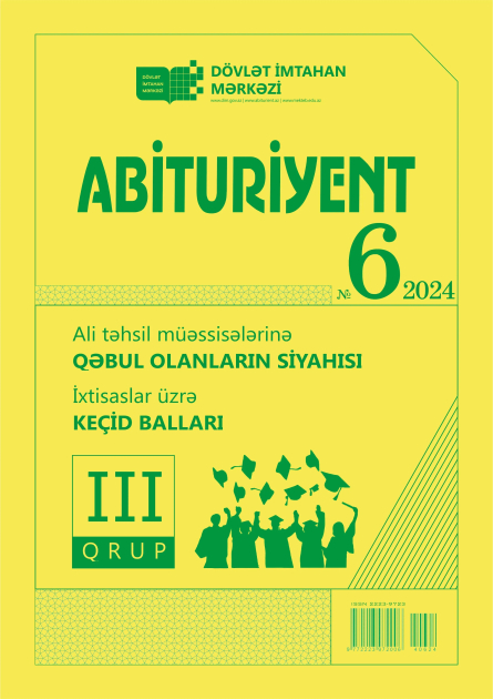 Dövlət İmtahan Mərkəzi “Abituriyent” jurnalının 6-cı nömrəsini nəşr edib