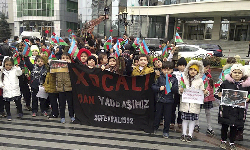 Məktəblərdə Xocalı soyqırımına dair silsilə tədbirlər
