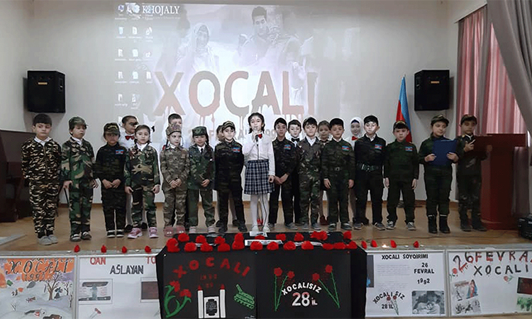 Məktəblərdə Xocalı soyqırımına dair silsilə tədbirlər