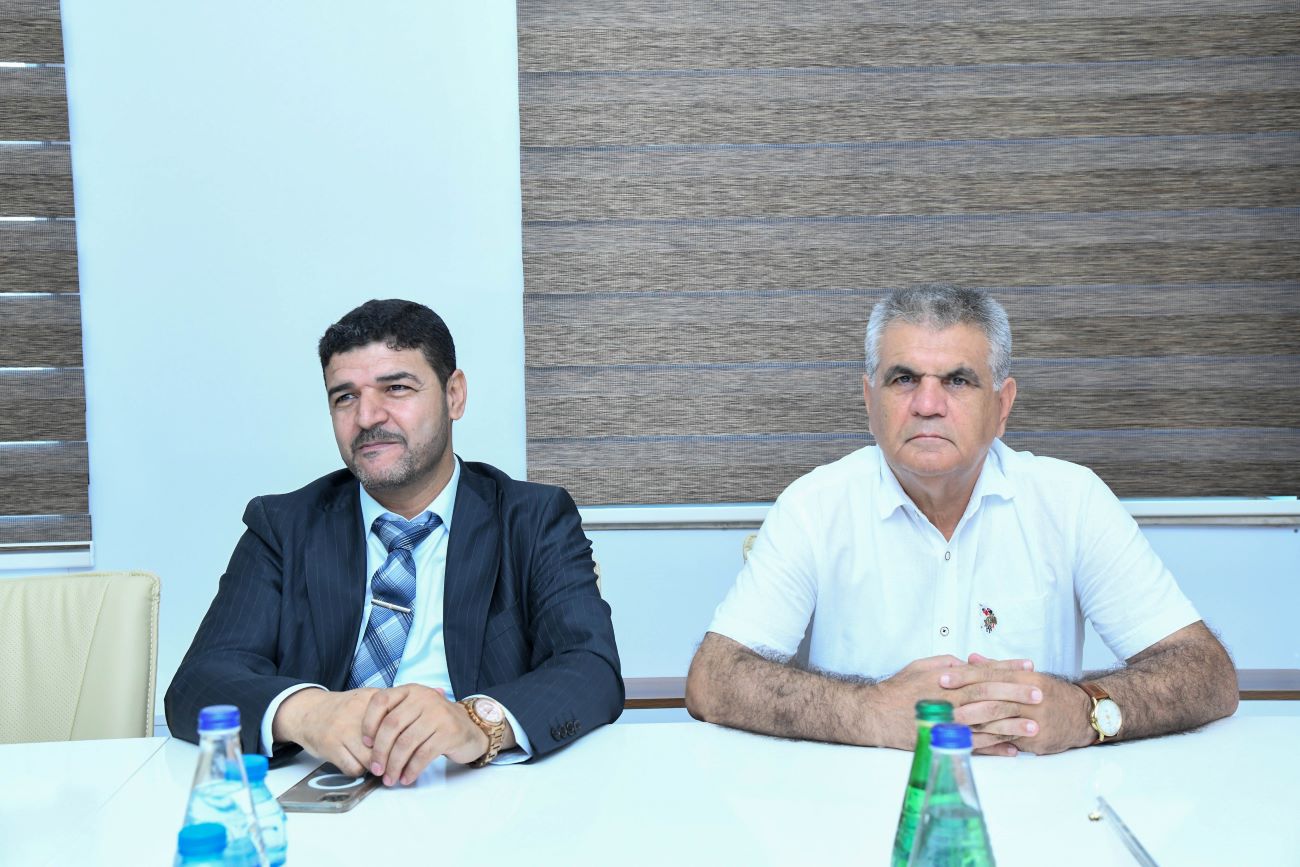 BMU-da Əlcəzairin Naama Universitet Mərkəzinin rektoru ilə görüş keçirilib