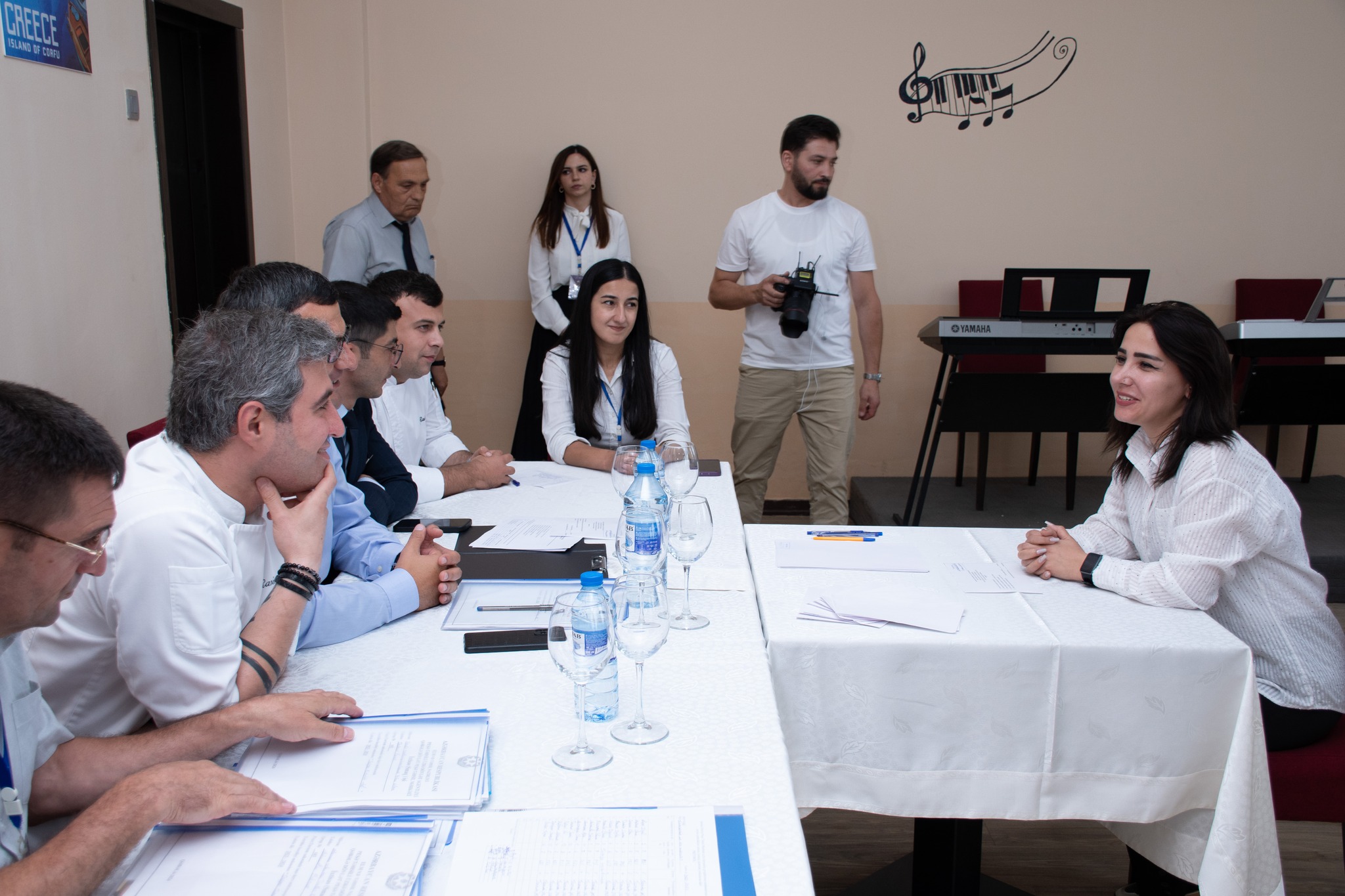 Agentlik direktoru Qəbələ Dövlət Peşə Təhsil Mərkəzində imtahan prosesini izləyib