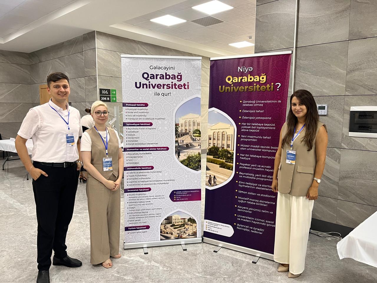 Qarabağ Universiteti ali təhsil müəssisələrinin sərgisində təmsil olunub