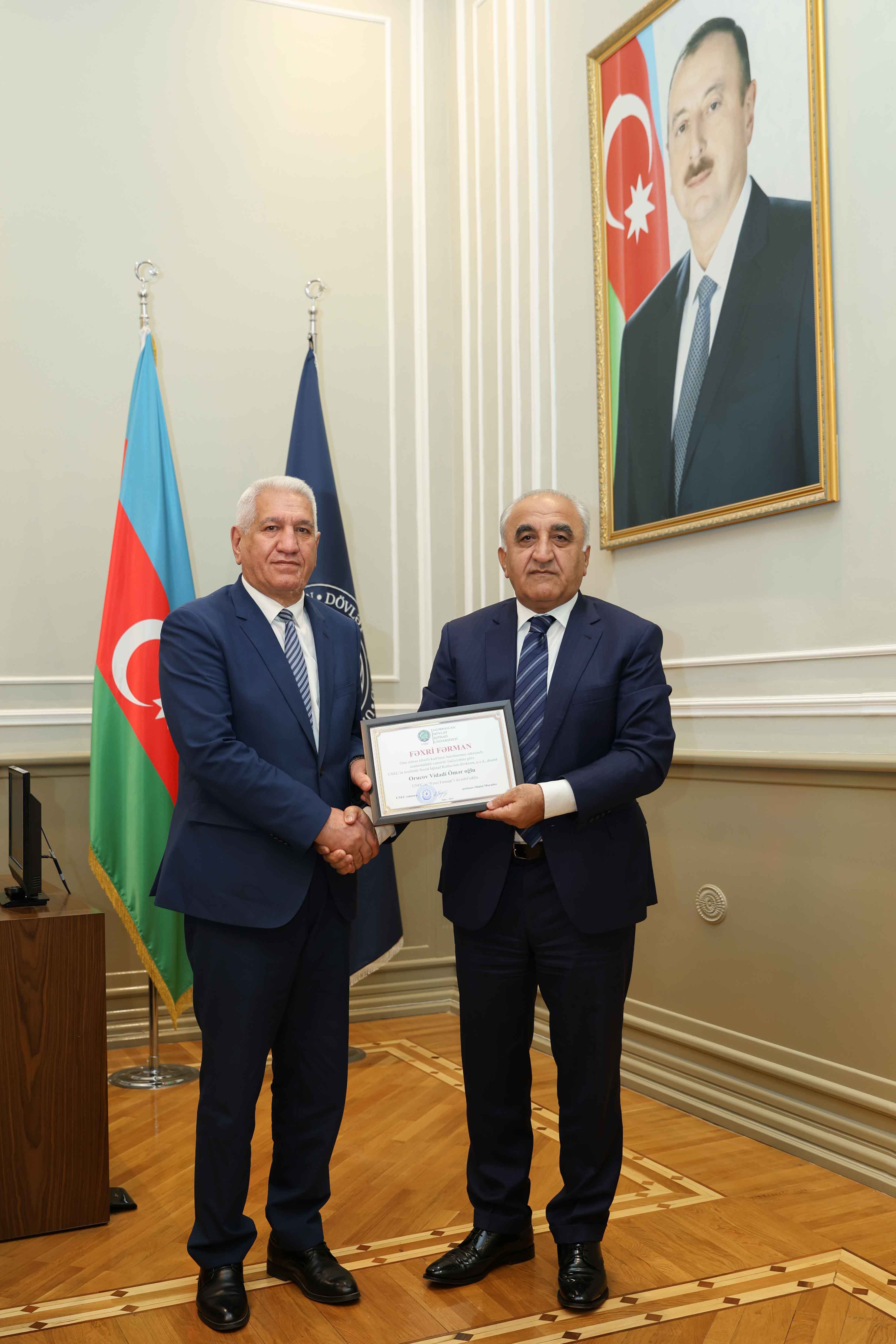 UNEC nəzdində fəaliyyət göstərən iki kollecin direktorunun əmək müqaviləsinə xitam verilib