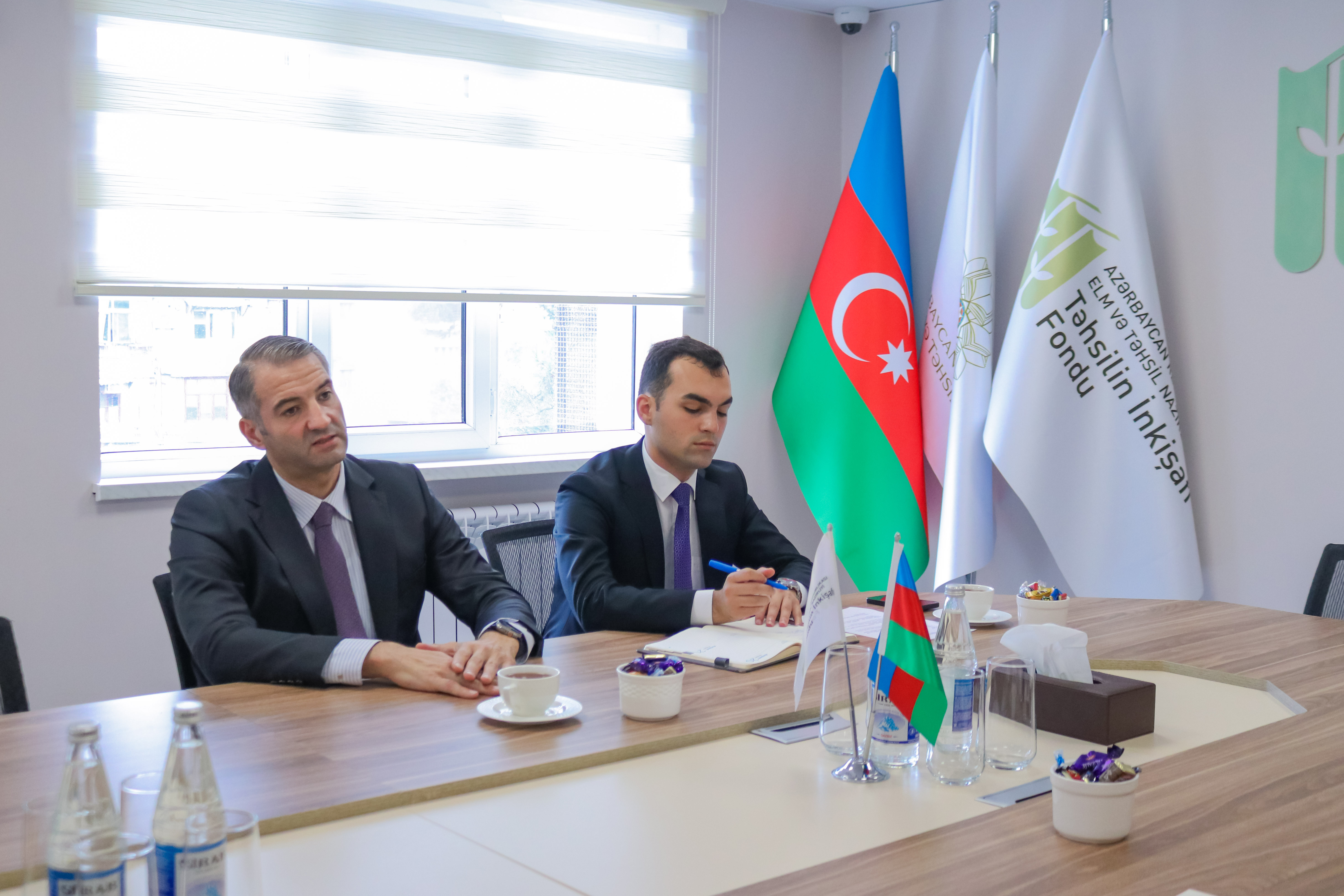 Azərbaycan Respublikası Gənclər Fondunun nümayəndə heyəti Təhsilin İnkişafı Fondunun qonağı olub