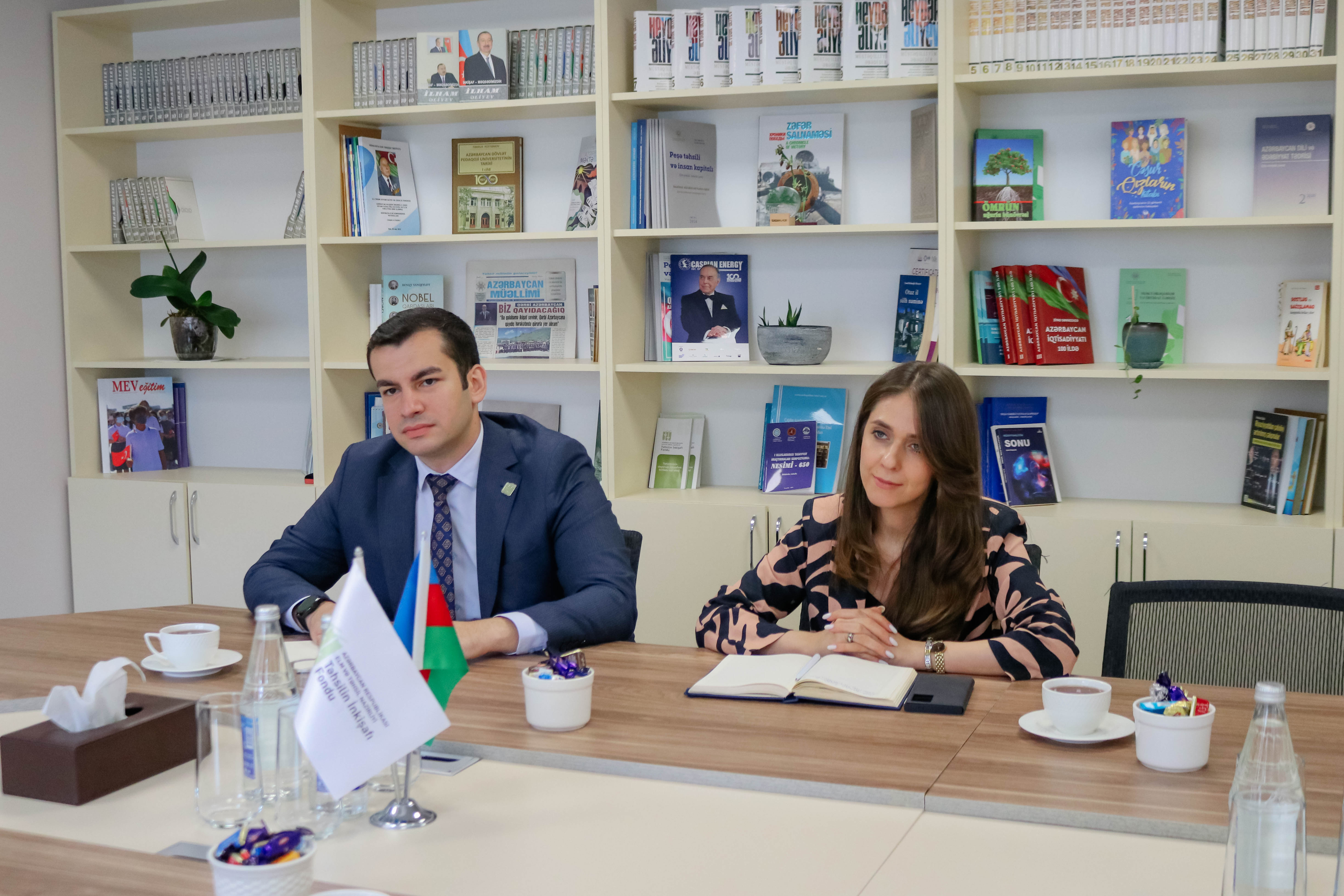 Azərbaycan Respublikası Gənclər Fondunun nümayəndə heyəti Təhsilin İnkişafı Fondunun qonağı olub