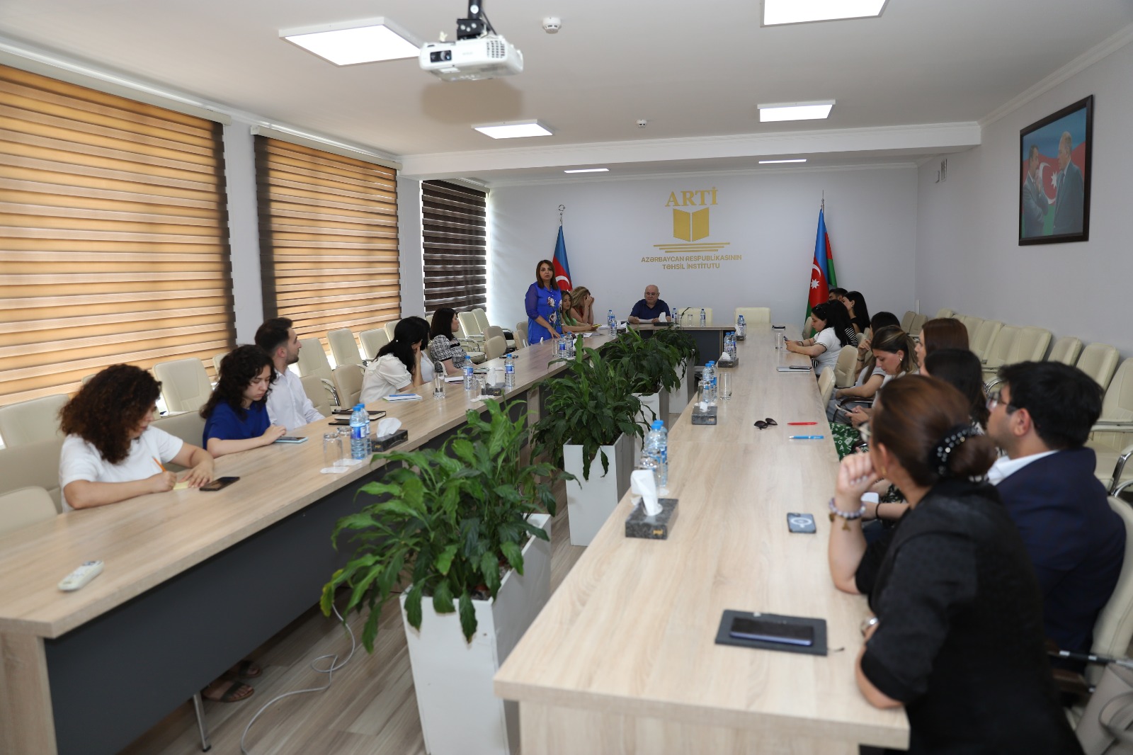 Doktorantura və dissertanturaya qəbul imtahanlarının birinci mərhələsindən uğurlu nəticə göstərən iddiaçılar ilə görüş keçirilib
