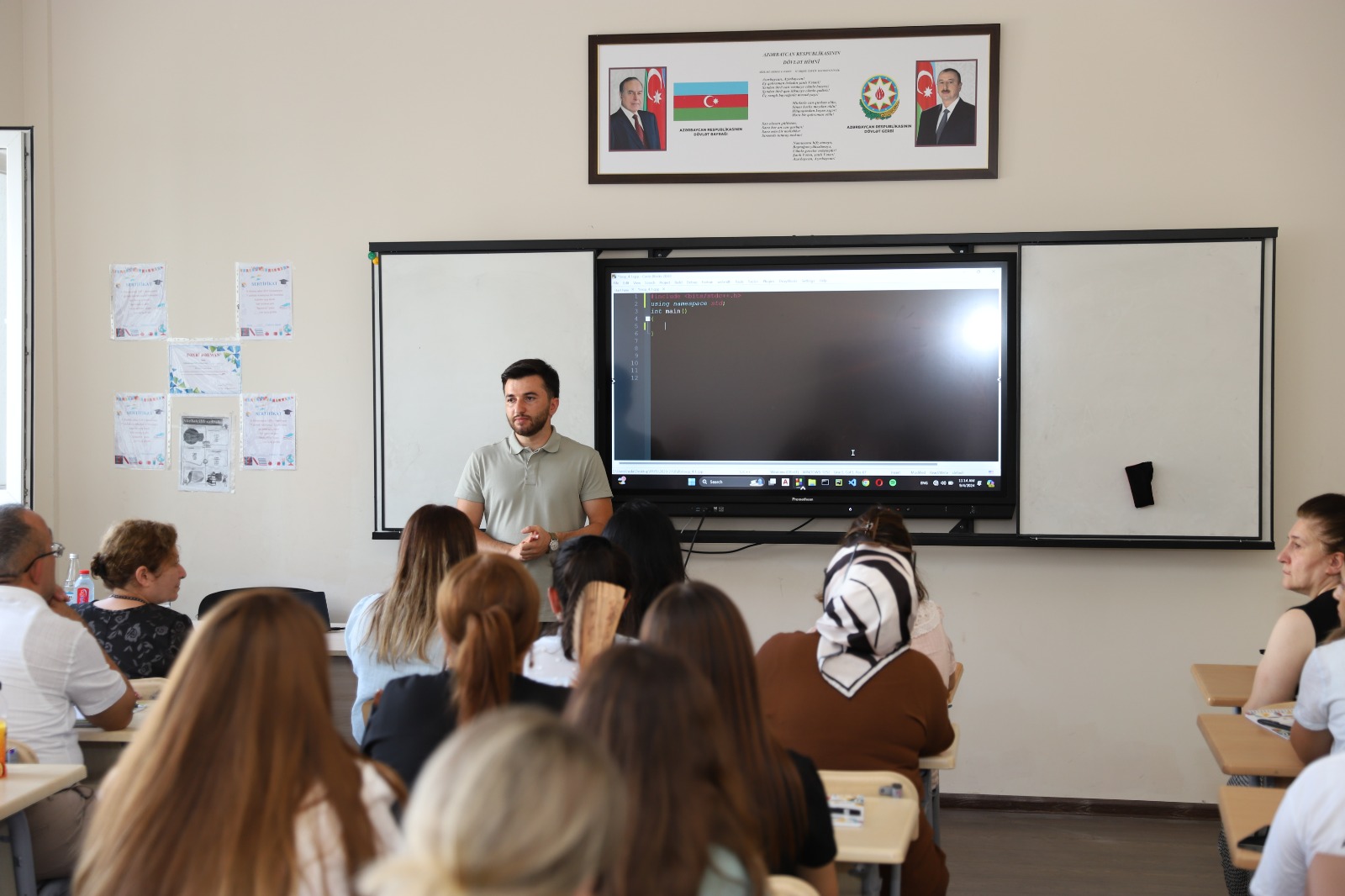 “Xüsusi istedadlı uşaqlarla çalışan ixtisaslaşmış liseylərdə tədris proqramının və qiymətləndirmənin təşkili” adlı təlim keçirilib