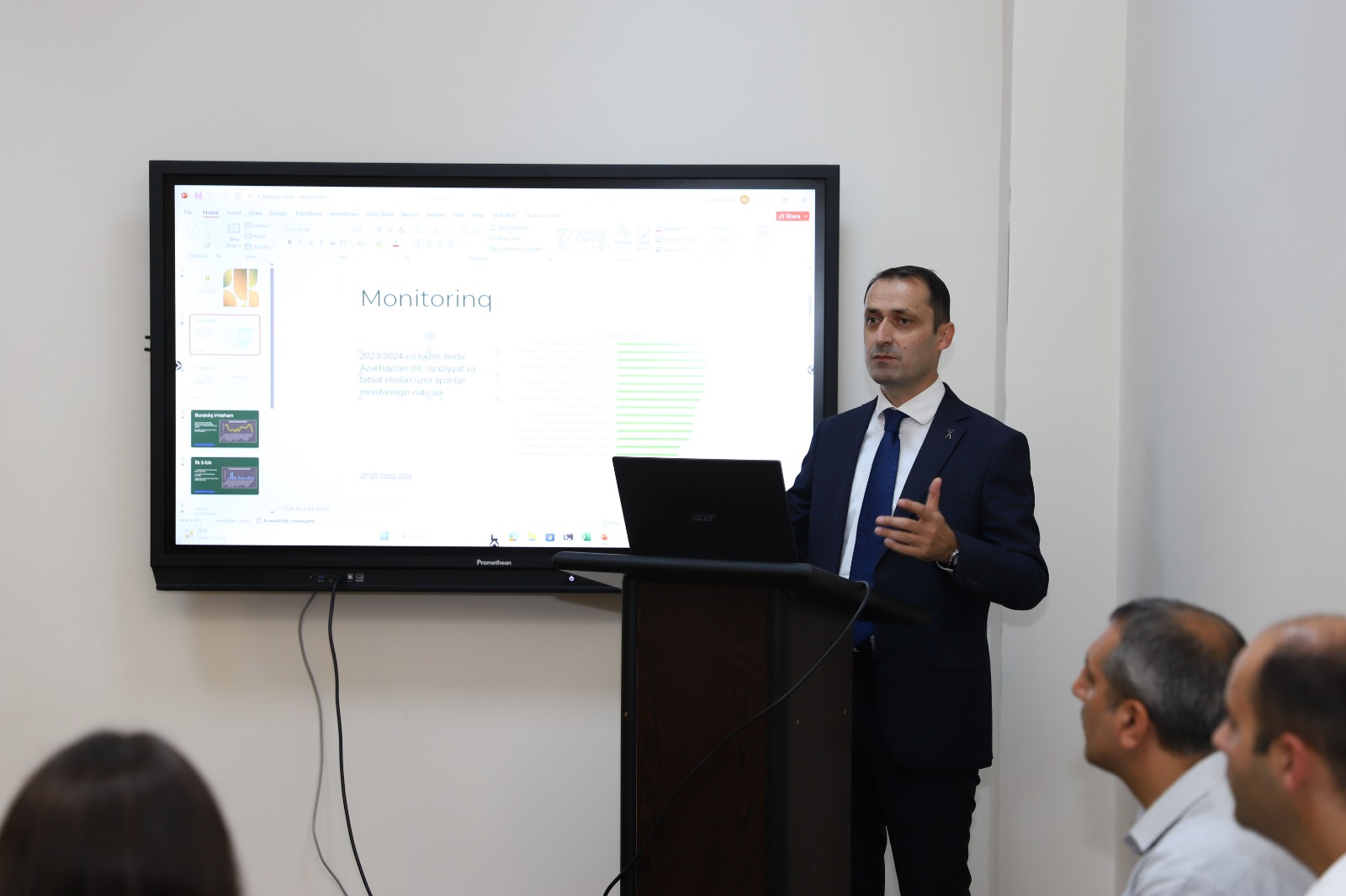 “Xüsusi istedadlı uşaqlarla çalışan ixtisaslaşmış liseylərdə tədris proqramının və qiymətləndirmənin təşkili” adlı təlim keçirilib