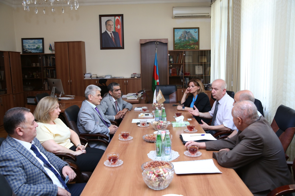 Qazi Universitetinin professoru Pedaqoji Universitetdə olub