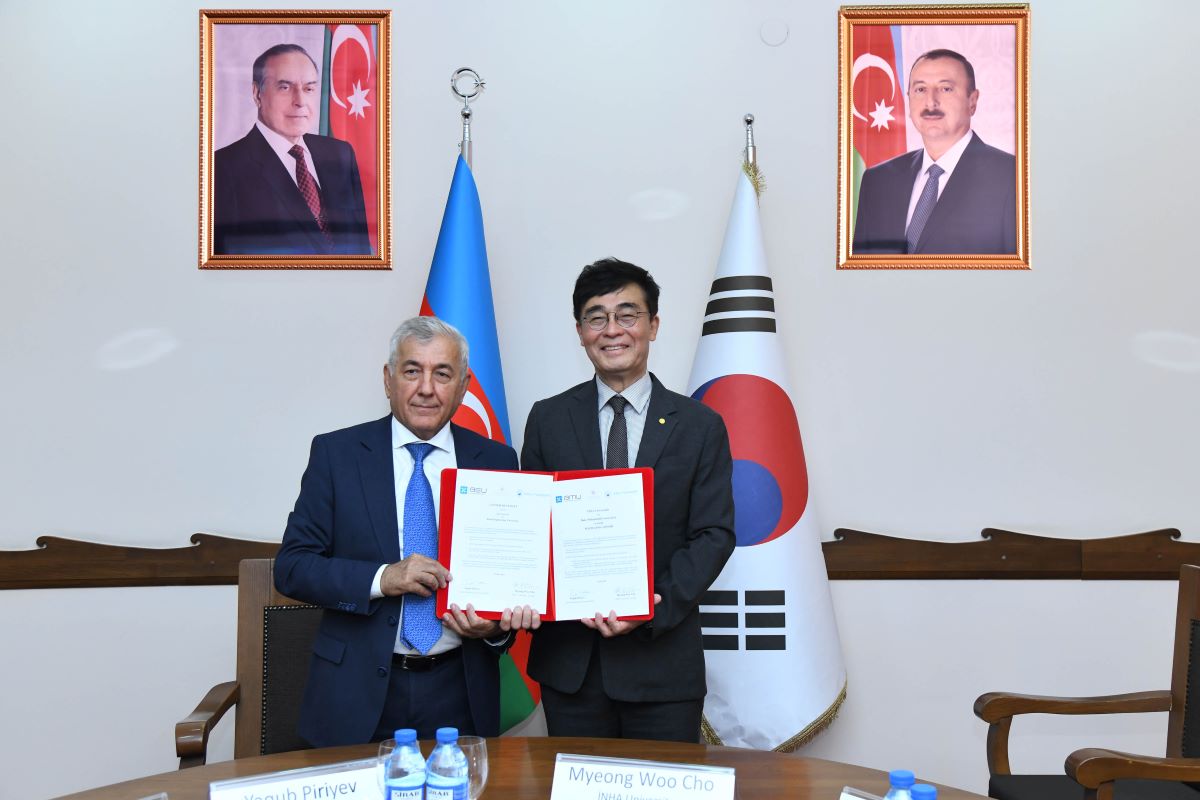 BMU ilə Koreyanın İNHA Universiteti arasında Niyyət Məktubu imzalanıb