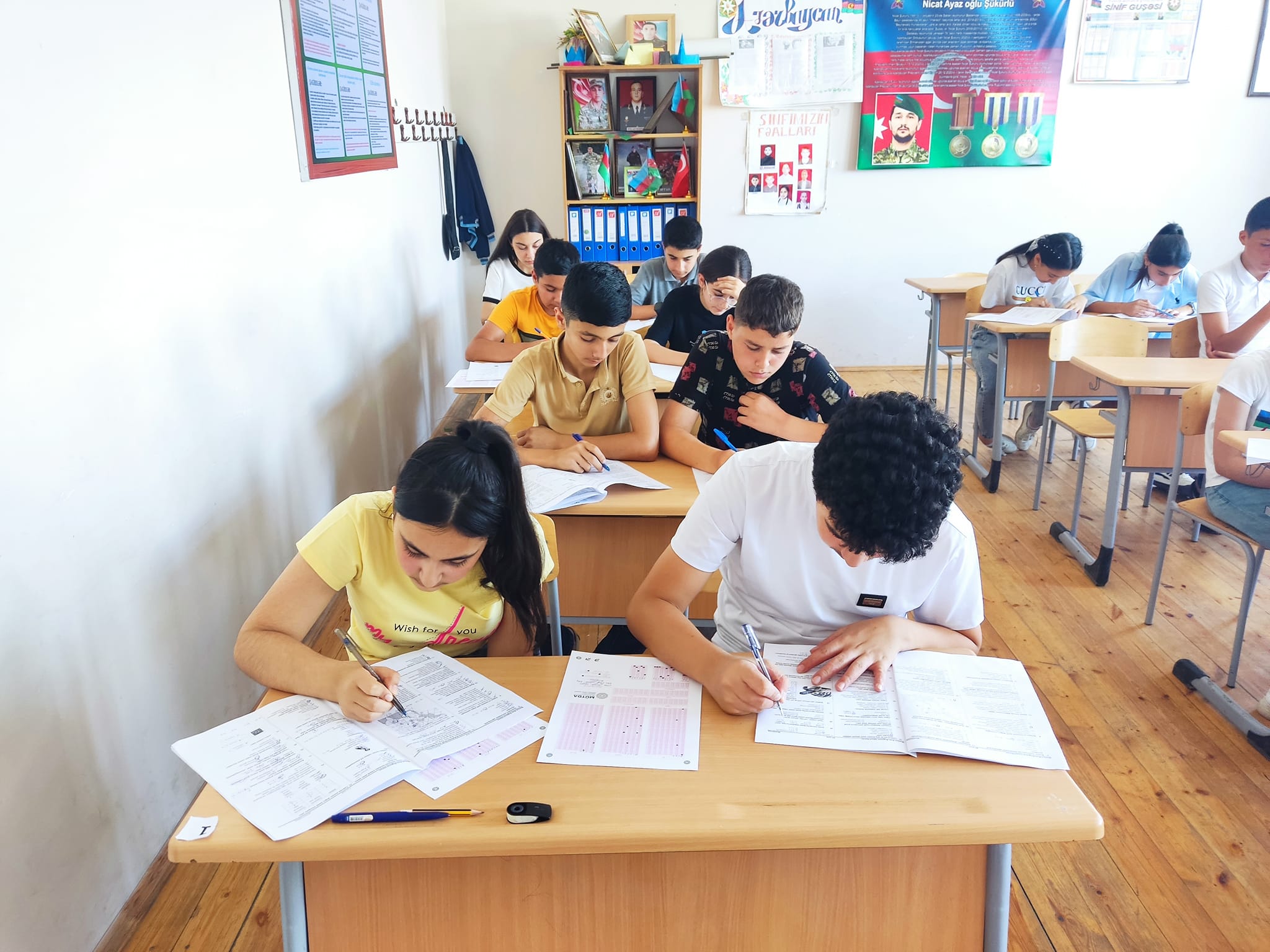Mərkəzi Aran RTİ-nin tabeliyindəki ümumi təhsil müəssisələrində VII sinif şagirdləri üçün monitorinq keçirilib