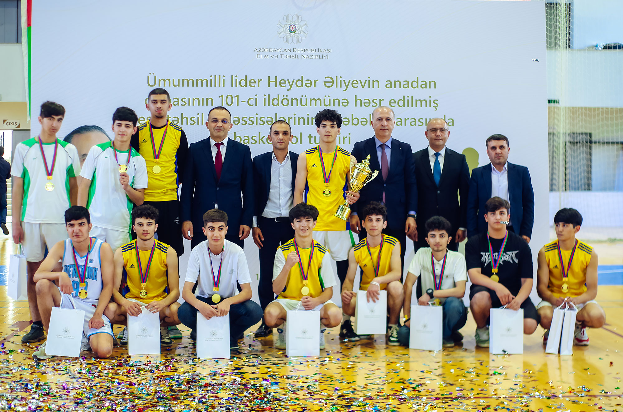 Tələbələr arasında keçirilən basketbol turnirinə yekun vurulub