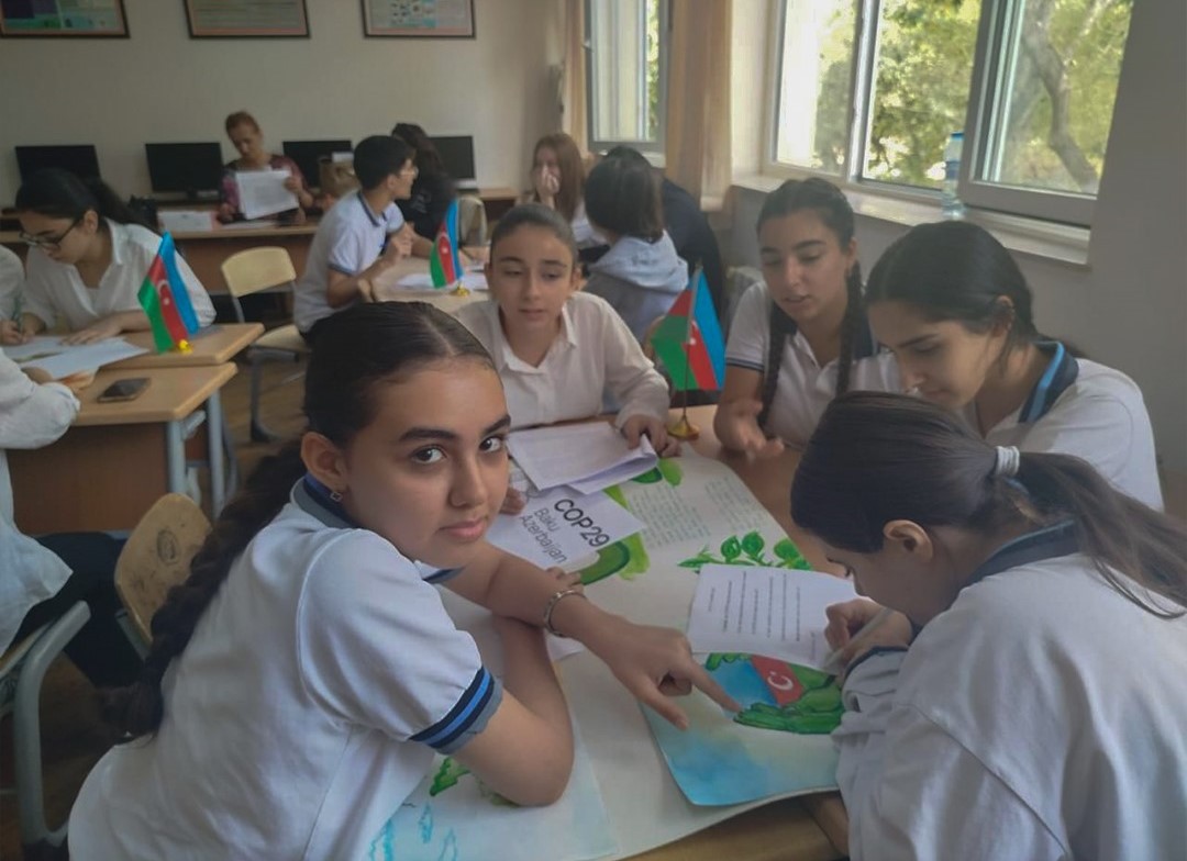 ARTİ əməkdaşları tərəfindən təhsilalanlar üçün COP29 təlimləri keçirilib