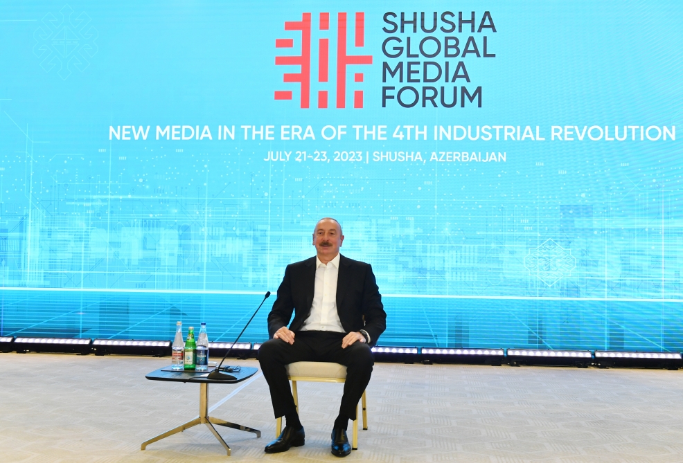 Şuşada Qlobal Media Forumunun açılış mərasimi keçirilib