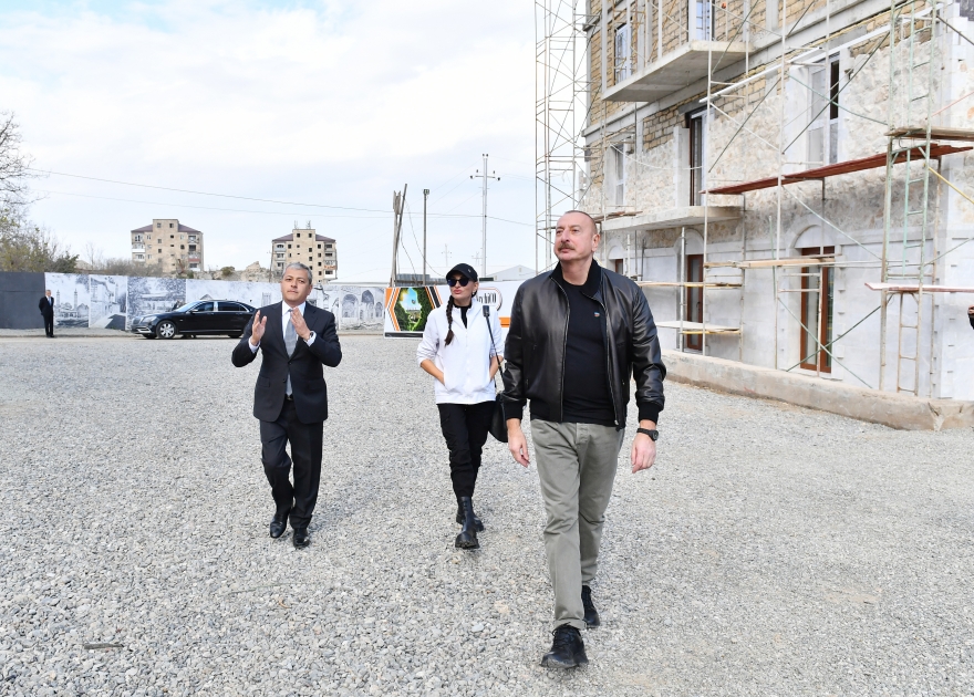 Azərbaycan Prezidenti İlham Əliyev və birinci xanım Mehriban Əliyeva Şuşaya səfər ediblər