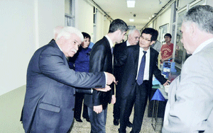 Seulun Konkunq Universitetində görüş zamanı